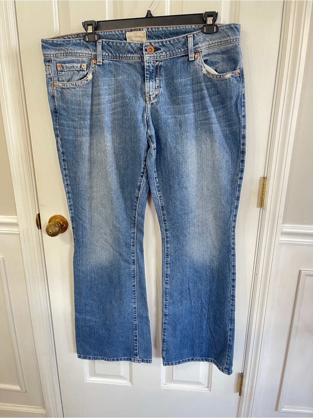 American Eagle Outfitters Vintage Artist Flare Jeans Womens 18 Long Cotton